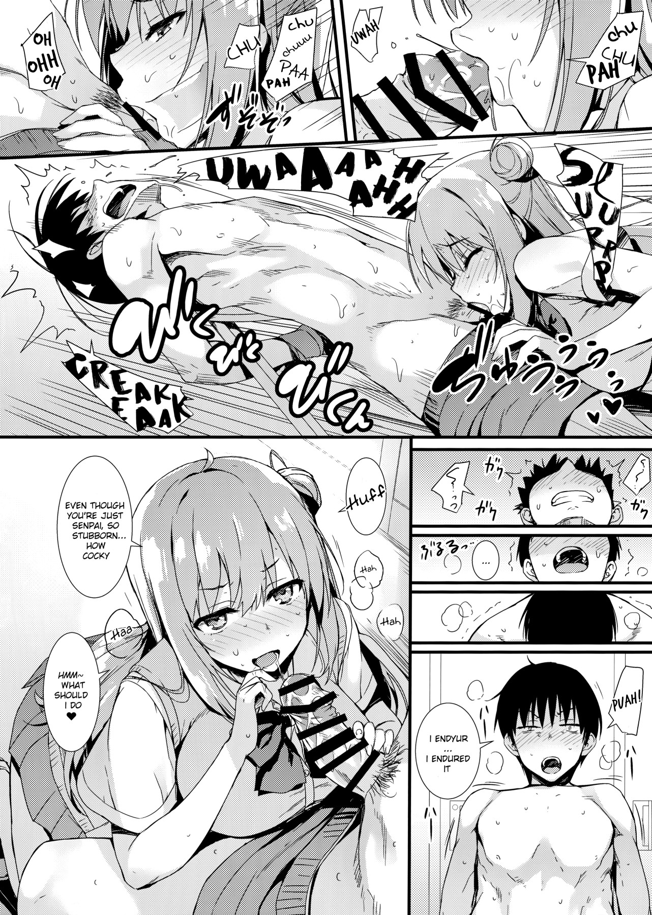 Hentai Manga Comic-Lewd Lewd Kouhai-chan!-Read-10